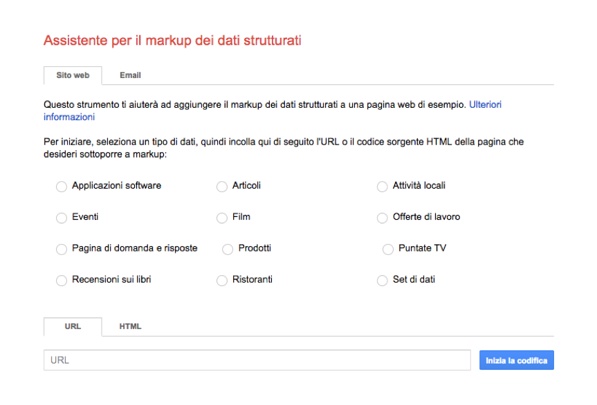 Assistente Dati Strutturati Google